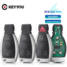 Xiyu Shop 4 Düğme Stili 433MHZ Keyyou Akıllı Araba Anahtarı Araba Uzaktan Kumanda Anahtarı Mercedes Benz A B S E Sınıfı Desteği Bga & Ne .92MHZ Düğmeler (Yurt Dışından)