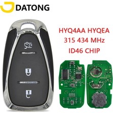 Xiyu Shop Gri Stil HYQ4AA 315MHZ Datong Dünya Araba Uzaktan Anahtarsız Giriş Chevrolet Cruze Spark Camaro Equinox Malibu Idhz Fcc HYQ4EA Araba Anahtarı (Yurt Dışından)