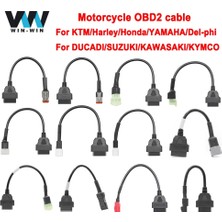 Xiyu Shop Suzukı 6pin Stili Için Ktm Obd2 Konnektörü Için Motosiklet Motobike Yamaha Için Honda Moto Için Harley Için Ducati Için Obd 2 Uzatma Kablosu Kawasaki Için (Yurt Dışından)