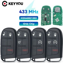 Xiyu Shop Model 3 Stili Dodge Için Keyyou Yedek 5 Düğmeler Akıllı Uzaktan Anahtar M3N Fob Jeep Grand Cherokee Için 433MHZ (Yurt Dışından)