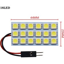 Xiyu Shop Buz Mavisi Tarzı 18 LED W LED Ampul C10W Festoon T10 W5W LED Işık Cob 12V 6500K Beyaz Araba Iç Kubbe Okuma Gövde Lambaları (Yurt Dışından)