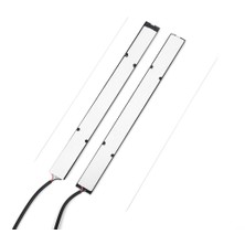 Xiyu Shop 2 Adet Kırmızı 2X17CM Cob LED Işık Şeridi Kırmızı Su Geçirmez Araba Drl Sis Lambası Sürüş Lambası Dc 12V Gündüz Farları Süper Parlak Su Geçirmez (Yurt Dışından)