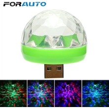 Xiyu Shop Kırmızı Forauto Araba LED Dekoratif Lamba Mini Rgb Atmosfer Işığı Oto Iç LED USB Kulübü Disko Sihirli Sahne Etkisi Işıkları Araba Styling (Yurt Dışından)