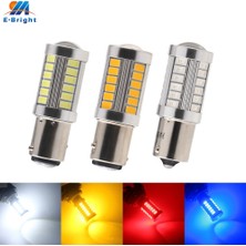 Xiyu Shop NO.7440 Tarzı Kırmızı V Dc Smd Baw BAY15D W Tt Araba LED Dönüş Kuyruk Sinyal Işığı Beyaz Kırmızı Amber Mavi (Yurt Dışından)