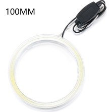 Xiyu Shop 100 mm Gündüz Çalışan Işık mm Işaretleyici Cob Halo Halka Sürüş Lambası LED Far Araba Angel Eyes Işık (Yurt Dışından)