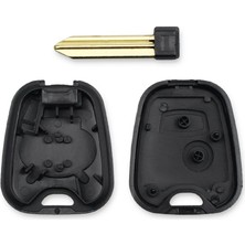 Xiyu Shop Va2 Blade Kabuk Stili Citroen Için Dıykey 2 Düğme HU83 Uzaktan Araba Anahtarı Durum Kabuk Fob Citroe Xsara Picasso Için Peugeot Için (Yurt Dışından)