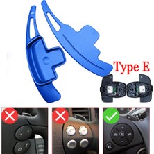 Xiyu Shop E Tipi Mavi Stili Mercedes Benz Amg ALA45 Gle Gla Cls Gls W205 W213 Eqc Araba Direksiyon Paddle Shift Uzatma Shifter Dsg Çıkartmalar (Yurt Dışından)