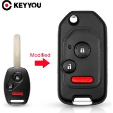 Xiyu Shop Altın Tarzı Keyyou Modifiye Araba Anahtarı Durum Honda Fit Crv Civic Insight Ridgeline Hrv Caz Accord Dayanıklı (Yurt Dışından)