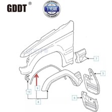 Xiyu Shop 150CM U Şekli Stili 1 Parça Çamurluk Kauçuk Conta Pajero Kaput Kauçuk Şerit Için Montero Araba Vücut Kauçuk Shogun V33 V32 V31 U Veya T Şekli (Yurt Dışından)