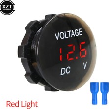 Xiyu Shop Kırmızı Işık Stili Dc Dijital Panel Voltmetre Voltaj Ölçer Test Cihazı Araba Oto Motosiklet Tekne Atv Kamyon Tamir Aksesuarları Için LED Ekran (Yurt Dışından)