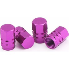 Xiyu Shop Lavanta Tarzı 4capsset Alüminyum Alaşımlı Lastik Lastik Valf Gövdeleri Hava Kapakları Toz Kapakları Otomobiller Motosikletler Yedek Aksesuarlar Dekorasyon (Yurt Dışından)
