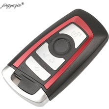 Xiyu Shop Gümüş Tarzı 433MHZ Fem Jingyuqin Mhz Akıllı Uzaktan Anahtar Keylessgo Bmw Serisi Cas4 F Sistemi Fob KR55WK PCF7945 (Yurt Dışından)