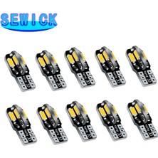 Xiyu Shop Yeşil W5W T10 LED Ampuller Canbus Smd 12V 6000K LED Araba Iç Harita Kubbe Işıkları Park Işığı Oto Sinyal Lambası (Yurt Dışından)