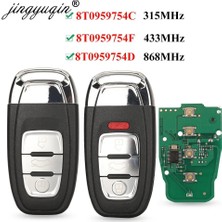 Xiyu Shop 4 Düğme Mat Stil 868MHZ Jingyuqin Akıllı Uzaktan Anahtar Yarı Keylebtn 315MHZMHZMHZ 8tc Audi Q5 A4L A5 A6 A7 A8 Rs4 R (Yurt Dışından)