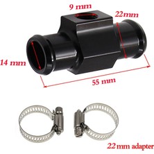 Xiyu Shop 22 mm Sensör Stili Koso Motosiklet Termometre Yamxha Nmax Xmax Tmax LED Dijital Ekran Su Sıcaklık Adaptörü Sensörü Aksesuarları Seti (Yurt Dışından)