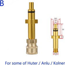 Xiyu Shop Huter Tarzı Için Roue Basınçlı Yıkama Aksesuarları Hızlı Bağlantı "parkside Karcher Stanley Greenwork Için Nilfisk Lavor Püskürtme Tabancası Adapt (Yurt Dışından)