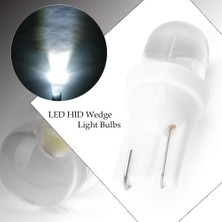 Xiyu Shop 2 Adet Evrensel Araba Aksesuarları Aydınlatma T10 W5W LED Hıd Işık Lambası Ampuller Dome Plaka Beyaz (Yurt Dışından)