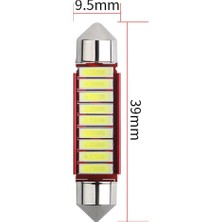 Xiyu Shop 2 Adet Buz Mavisi Stili 39MM Anbuk Buz Mavisi C5W C10W Festoon K Sıcak Ledlicense Plaka Lambası Cak Beyaz Için 12V Kubbe Işıkları (Yurt Dışından)