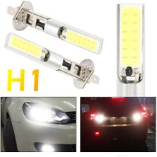 Xiyu Shop H1 2 Adet H1 LED Far Ampulü Araba Sürüş Ampul Için Süper Parlak Beyaz Cob LED Araba Far Far Lambası Oto Sis Lambası Ultra Beyaz (Yurt Dışından)