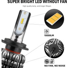 Xiyu Shop H11 Stili Beyaz Braveway Fansız Lm 12 V Araba Motosiklet Için LED Ampuller H4 H7 H1 H3 H8 H11 Hb3 Hb H27 Sis Lambaları H3 LED Far Oto (Yurt Dışından)