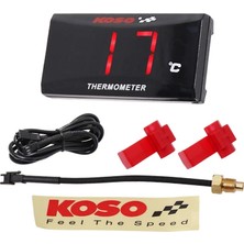 Xiyu Shop Bluewatertempmeter Stili Koso Mini Su Sıcaklık Ölçer Xmax Nmax Cb B500X Sıcaklık Sensörü Adaptörü Scooter Yarış Motosiklet Aksesuarları (Yurt Dışından)