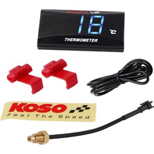 Xiyu Shop Redwatertempmeter Stili Koso Mini Su Sıcaklık Ölçer Xmax Nmax Cb B500X Sıcaklık Sensörü Adaptörü Scooter Yarış Motosiklet Aksesuarları (Yurt Dışından)