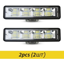 Xiyu Shop 72W-2PCS Tarzı LED Işık Barwork Işık 72W Offroad Oto Uaz Kamyon Için LED Çalışma Işık Bar Atv 4x4 Araba Spot 12V 24V Sis Lambası (Yurt Dışından)