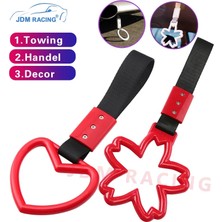 Xiyu Shop Kalp Bir Stil Çok Stil Evrensel Tsurikawa Yüzük Kalp Naylon Kayış Jdm Yarış Treni Otobüs Kolu El Kayışı Drift Charm Kayış Drift Otomatik Erişim (Yurt Dışından)
