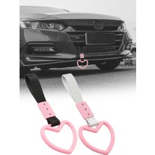 Xiyu Shop Kalp Bir Stil Çok Stil Evrensel Tsurikawa Yüzük Kalp Naylon Kayış Jdm Yarış Treni Otobüs Kolu El Kayışı Drift Charm Kayış Drift Otomatik Erişim (Yurt Dışından)