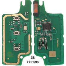 Xiyu Shop CE0536 Pcb Stili Ask Modülasyonu Jingyuqmhz ID46 Sormak Fsk Araba Anahtarı Için Peugeot Partner Uzaktan Anahtar 3 Düğme CEE0536 (Yurt Dışından)