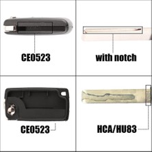 Xiyu Shop Va2 Bıçak CE0536 Citroen Anahtar 3 Düğmeler Için Qwmend Flip Akıllı Araba Anahtarı Araba Için Citroe Önce Ar Uzaktan Anahtarlar (Yurt Dışından)