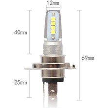 Xiyu Shop H1 Stili 6000K 2 Adet H7 H4 LED Araba Far H1 H8 H9 H Hb Oto Sis Lambasık 8000K Lm 80W 12V Canbus Lambaları (Yurt Dışından)