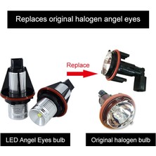 Xiyu Shop 10W Kırmızı 2x Hatasız 10W LED Angel Eyes Marker Işıkları Ampuller Whitebluered Bmw E39 E53 E60 E61 E63 E64 E65 E66 E (Yurt Dışından)