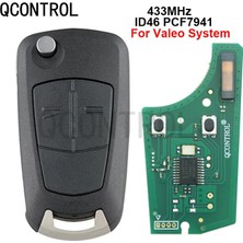 Xiyu Shop Qcontrol 2 Düğmeler Araba Uzaktan Anahtar 433MHZ Pcfuit Opelvauxhall Astra H Zafira B Için (Yurt Dışından)