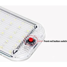 Xiyu Shop 48 LED Panel Işık Araba Iç Okuma Lambası Van Kamyon Rv Tekne Camper Işıkları Şerit Için Yüksek Parlaklık Kabin Işıkları (Yurt Dışından)