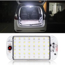 Xiyu Shop 48 LED Panel Işık Araba Iç Okuma Lambası Van Kamyon Rv Tekne Camper Işıkları Şerit Için Yüksek Parlaklık Kabin Işıkları (Yurt Dışından)