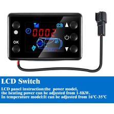 Xiyu Shop LCD Monitör Stili Yeni 12V 24V Dizel Havalı Isıtıcı LCD Monitör Anahtarı + Kontrol Panosu Anakart + Araba Park Isıtıcısı Için Uzaktan Kumanda (Yurt Dışından)