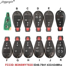 Xiyu Shop K Tarzı Stil M3N5WY783X 7941 Jingyuqmhz Uzaktan Araba Anahtarlık M3N5WY783X Chrysler Town & Country Jeep Grand Cherokee Dodge Caravan Journey Için (Yurt Dışından)