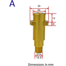 Xiyu Shop D Stili Metal Adaptör Köpük Memesi Köpük Jeneratörü Köpük Tabancası Yüksek Basınçlı Yıkama Sabunu Nilfisk Karcher Huter Elitech Lavor Için Köpürtücü (Yurt Dışından)