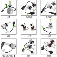 Xiyu Shop H13 H3 Pk Beyaz 13 Smd Far Parlaklığı LED Ampüller DC12V Oto Araba Sis Lambası Lamk Araba Far LED Lambaları (Yurt Dışından)