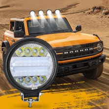 Xiyu Shop 2pcs White White Style 2pcs LED Light Bar Worklight 72W 24LED Wrok Light For Truck Tractor Suv Atv X4 Fog Lamp Spotlight Car LED HEADLIGHTS12V 24V (Yurt Dışından)