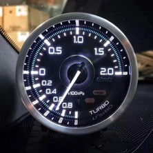 Xiyu Shop Mavi Yağ Adaptörü Stili 7 Renk Defi Ai Ölçer Su Sıcaklığı Yağ Sıcaklığı Turbo Yağ Basıncı Vakum Volt Tüm Arabalar Için Takometre (Yurt Dışından)