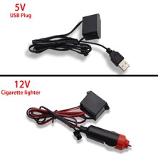 Xiyu Shop 3m Tarzı Pembe-Usb Sıcak Satış Araba Iç Aydınlatma LED Şerit Dekorasyon Garland Tel Halat Tüp Hattı USB Sürücülü Esnek Neon Işık (Yurt Dışından)