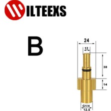 Xiyu Shop D Nilfisk Stili Basınçlı Yıkama Tabancası Lance Bayonet Konnektör Kar Köpüğü Lance Nozul Adaptörü Köpük Topu Sabun Tabancası Adaptörü (Yurt Dışından)