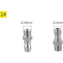 Xiyu Shop Altın Tarzı Hızlı Bağlantı Bağlayıcı Adaptörü-Araba Temiz Yıkama Basınçlı Yıkama Konnektörü 1 ~ 19 # Hızlı Bağlantı Bahçe Hortumu Araba Yıkayıcı (Yurt Dışından)