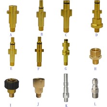 Xiyu Shop D Stili Metal Adaptör Köpük Memesi Köpük Jeneratörü Köpük Tabancası Yüksek Basınçlı Yıkama Sabunu Nilfisk Karcher Huter Elitech Lavor Için Köpürtücü (Yurt Dışından)