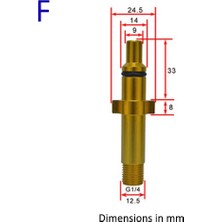 Xiyu Shop D Stili Metal Adaptör Köpük Memesi Köpük Jeneratörü Köpük Tabancası Yüksek Basınçlı Yıkama Sabunu Nilfisk Karcher Huter Elitech Lavor Için Köpürtücü (Yurt Dışından)