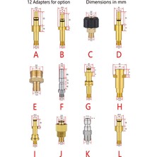 Xiyu Shop Kahverengi Tarzı 1 Adet Metal Adaptör Köpük Memesi Köpük Jeneratörü Köpük Tabancası Yüksek Basınçlı Yıkama Sabunu Nilfisk Karcher Huter Elitech Lavor Için Köpürtücü (Yurt Dışından)