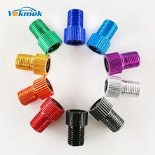 Xiyu Shop Yeşil Stil 2 Adet Alaşım Presta Lastik Valf Adaptörü Yol Bisikleti Mtb Adaptörü Fransız Hava Valfi Abd'ye Dönüştür Valf Pompa Aracı Aksesuar Freeg (Yurt Dışından)