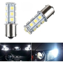 Xiyu Shop Beyaz 2x Grv BA15S Yüksek Güçlü Araba LED Ampul Smd Acdc Sıcak Beyaz (Yurt Dışından)